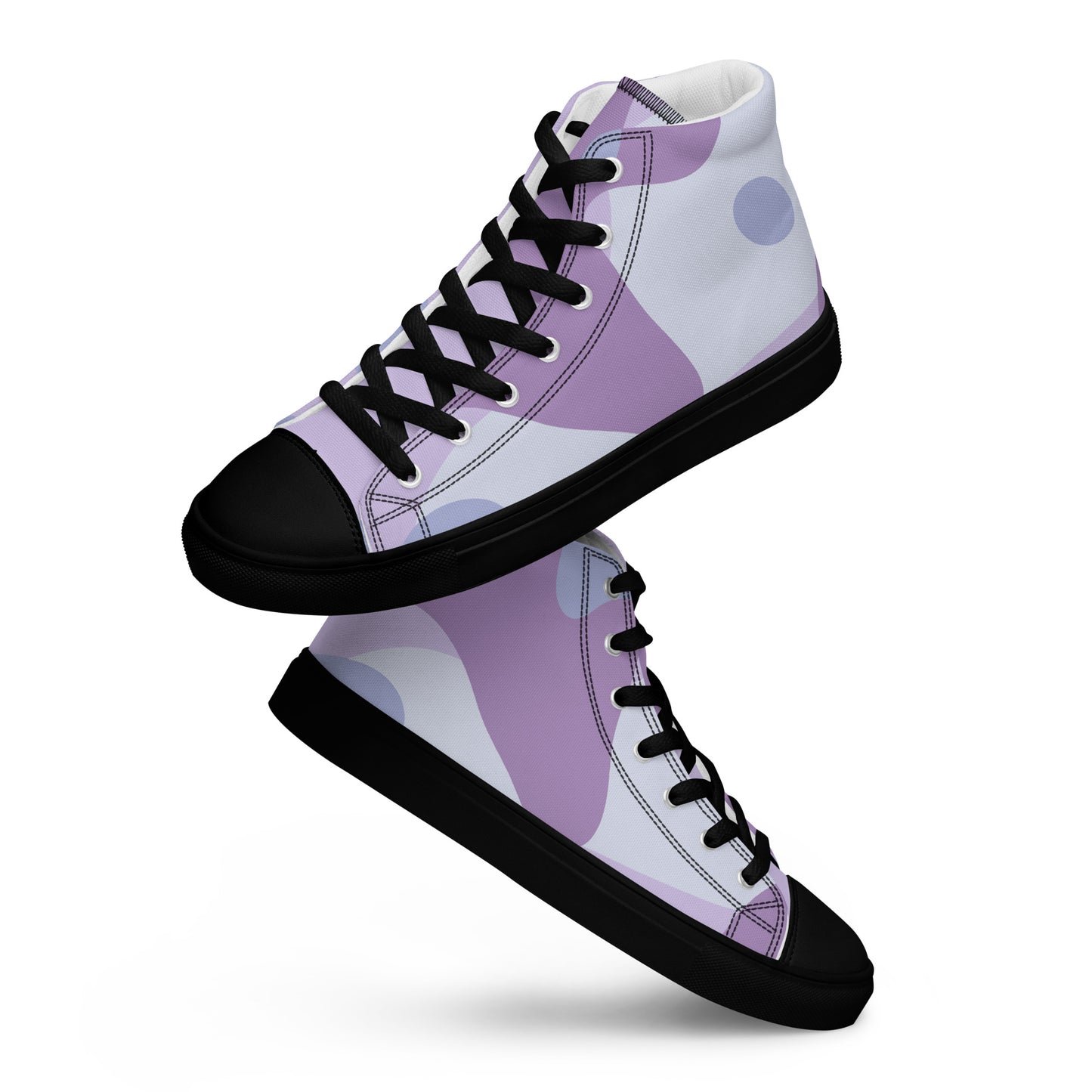 Lavender's Women’s high top canvas shoes