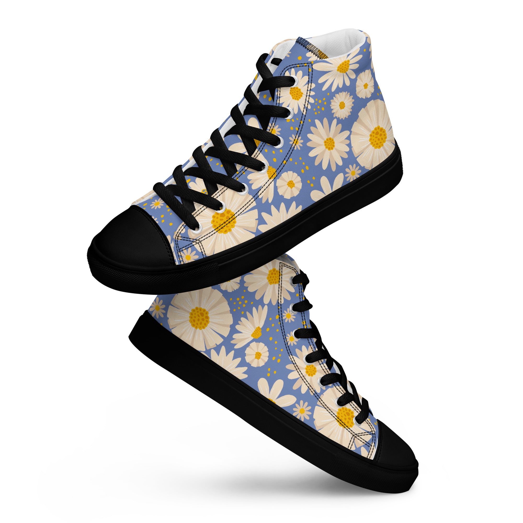 Checkers Pattern Marina outlet Women’s high top canvas shoes