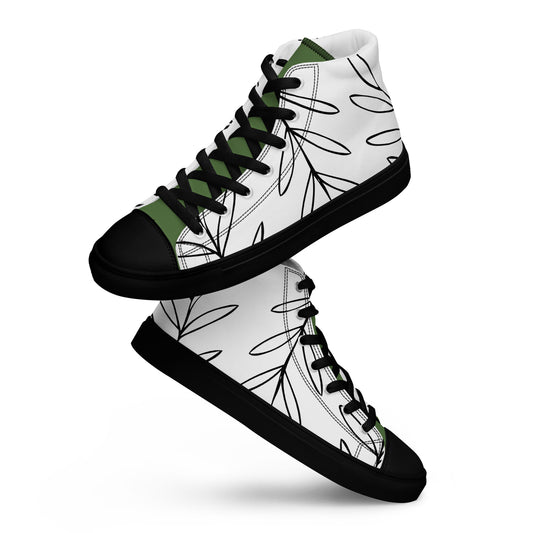 Ellie's Women’s high top canvas shoes