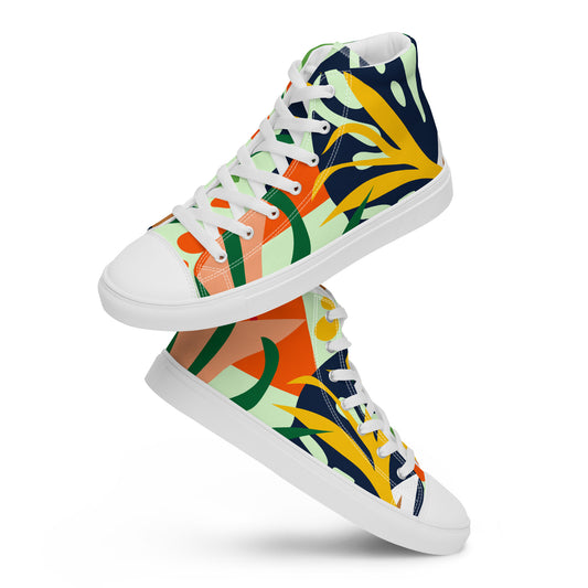 Liv's Women’s high top canvas shoes