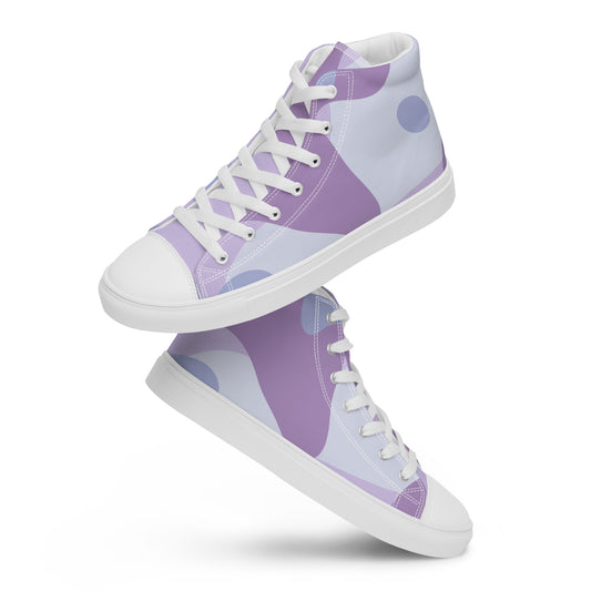 Lavender's Women’s high top canvas shoes