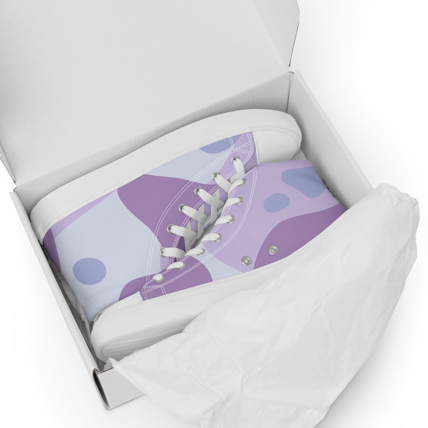 Lavender's Women’s high top canvas shoes