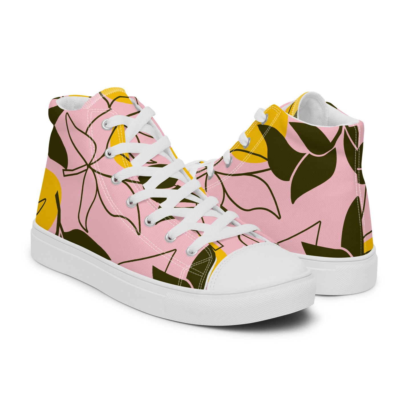 Phillipa's Women’s high top canvas shoes